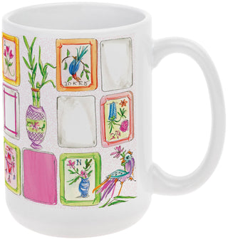 Mahjong Pink Mug - Boutique Bella BellaMug