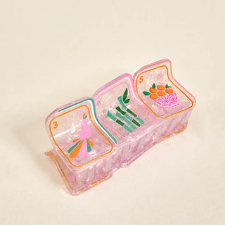 Mahjong Tiles Hair Clip - Boutique Bella BellaHair Clip