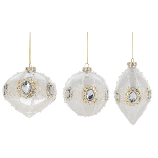 Majestic Pearl & Jewel Ornament - Boutique Bella BellaOrnament