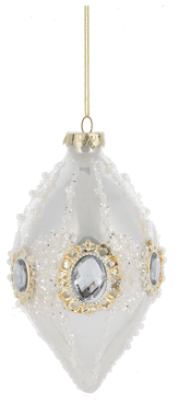 Majestic Pearl & Jewel Ornament - Boutique Bella BellaOrnament