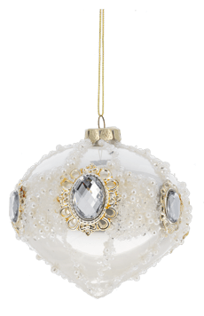 Majestic Pearl & Jewel Ornament - Boutique Bella BellaOrnament