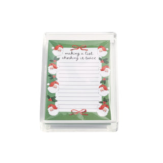 Making A List Notepad & Caddy Set - Boutique Bella BellaChristmas Stationery