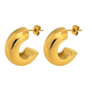 Malia Chunky Hoop - Boutique Bella Bella