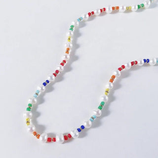 Malibu Rainbow Pearl Necklace - Boutique Bella BellaNecklace
