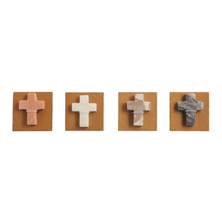Marble Pocket Crosses - Boutique Bella Bellapocket cross
