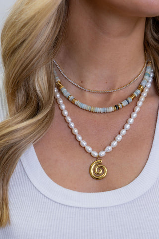 Marcelle Pearl Necklace - Boutique Bella BellaNecklace