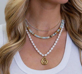 Marcelle Pearl Necklace - Boutique Bella BellaNecklace