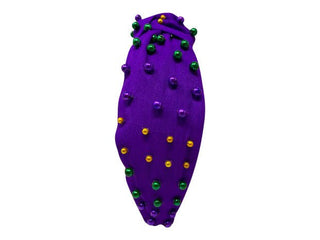 Mardi Gras Bead Headband - Boutique Bella BellaDistress