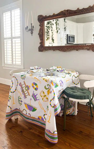 Mardi Gras Float Tablecloth - Boutique Bella Bellatablecloth