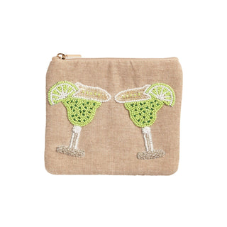 Margarita Cocktail Beaded Case - Boutique Bella BellaCoin Purse
