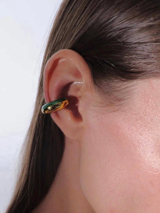 Margot Emerald Ear Cuff - Boutique Bella Bella