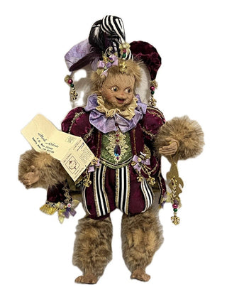 Mark Roberts Mardi Gras Monkey LARGE Collectible Spring 2025 No.#18 - Boutique Bella BellaFigurine
