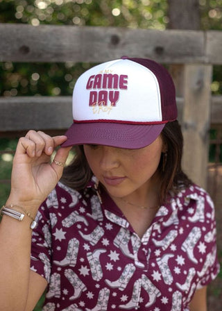 Maroon Game Day Era Cap - Boutique Bella BellaBaseball Cap