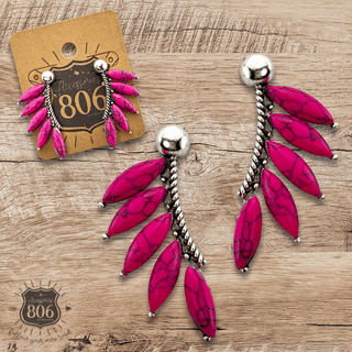 Marquise stone post earring - LC - Boutique Bella BellaEarrings