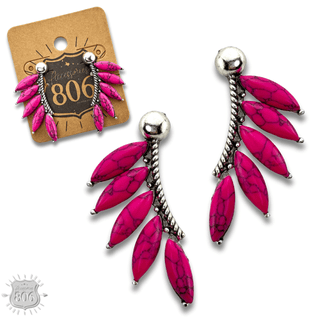 Marquise stone post earring - LC - Boutique Bella BellaEarrings