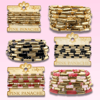 Matte gold and mixed bead bracelet - Boutique Bella BellaBracelets