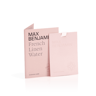 Max Benjamin French Linen Water Scented Card - Boutique Bella BellaScented Card