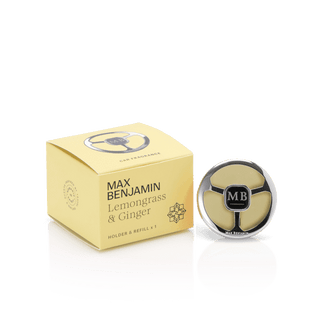 Max Benjamin Lemongrass and Ginger Car Fragrance Dispenser - Boutique Bella BellaCar Fragrance Dispenser