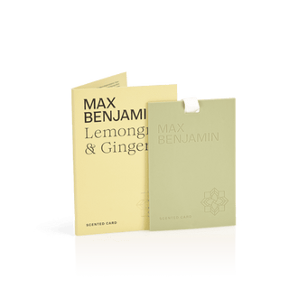 Max Benjamin Lemongrass & Ginger Scented Card - Boutique Bella BellaScented Card