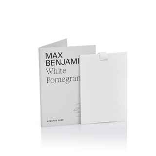 Max Benjamin White Pomegranate Scented Card - Boutique Bella BellaScented Card