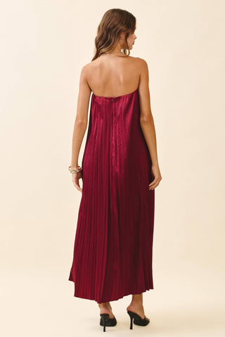 Maxi in Crimson - Boutique Bella BellaDress