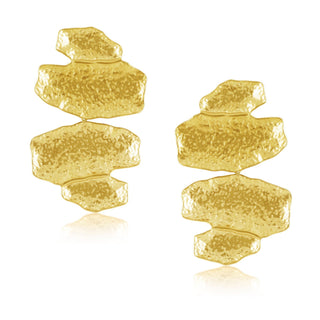 Maxine Hammered Statement Earring - Boutique Bella BellaEarring