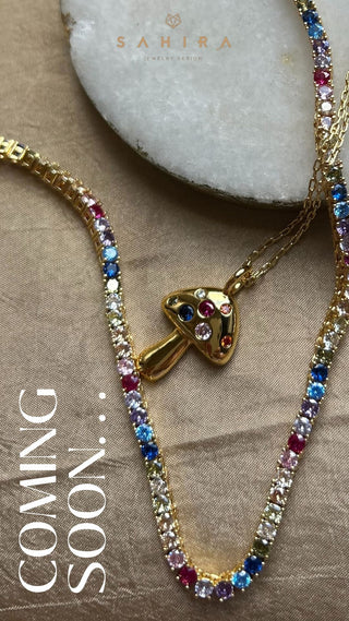Meadow Shroom Necklace - Boutique Bella BellaNecklace