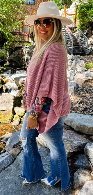 MEG PULLOVER PONCHO - Boutique Bella BellaPonchos