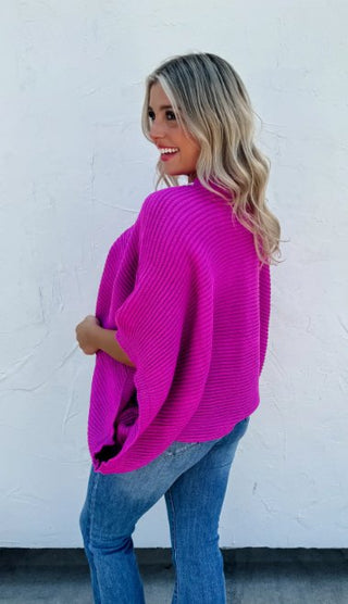 MEG PULLOVER PONCHO - Boutique Bella BellaPonchos