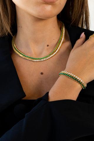 Melinda Tennis Bracelet - Boutique Bella BellaEarring