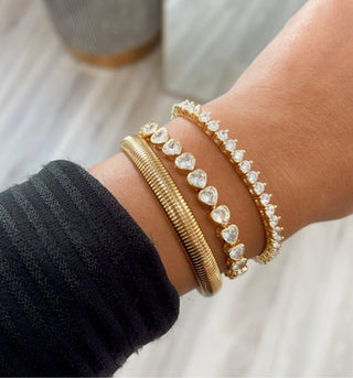 Melinda Tennis Bracelet - Boutique Bella BellaEarring