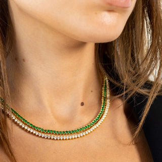 Melinda Tennis Necklace - Boutique Bella BellaNecklaces