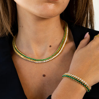 Melinda Tennis Necklace - Boutique Bella BellaNecklaces