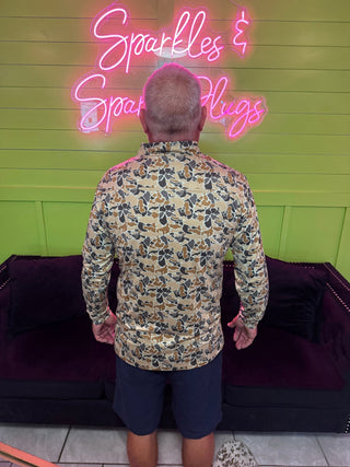 Mens Camo Pullover - Boutique Bella Bellamens pullover