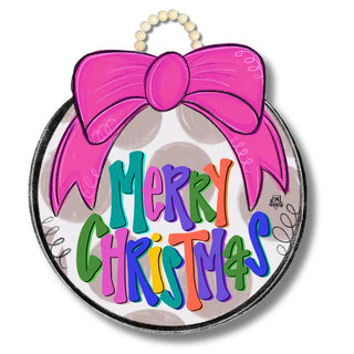 Merry And Bright Bow Door Hanger - Boutique Bella BellaDOOR HANGER