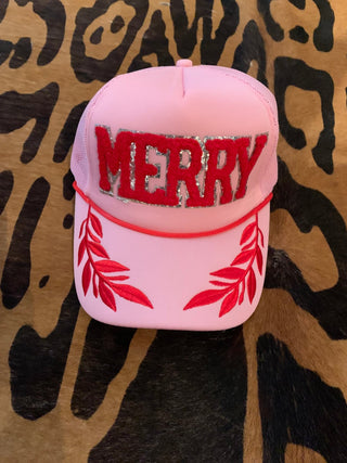 Merry Chenille Trucker Hat - Boutique Bella BellaHat