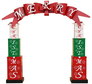 Merry Christmas Gift Box Arch - Boutique Bella BellaChristmas Decor
