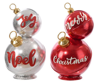 Merry Christmas Ornament Stack - Boutique Bella BellaChristmas Decor