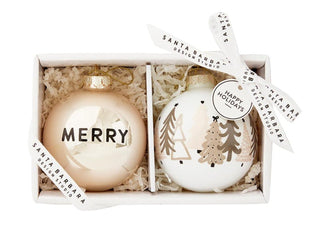 "Merry" Christmas Ornaments Set - Boutique Bella BellaChristmas Ornament