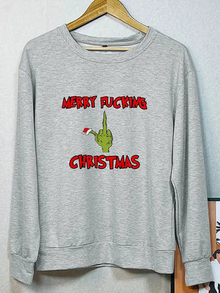 Merry F*cking Christmas Sweatshirt - Boutique Bella BellaSweatshirt