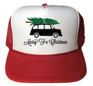 Merry F'n Christmas Trucker Hat - Boutique Bella BellaChristmas Hat