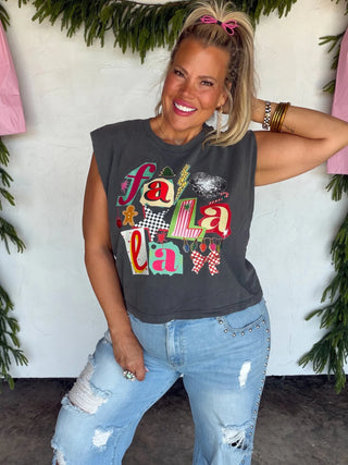 Merry & Graphic Boxy Muscle Tee - Boutique Bella Bellatshirt