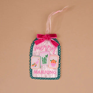 Merry Mahjong Acrylic Ornament - Boutique Bella BellaChristmas Ornament