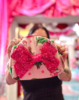 Merry Mischief Zipper Pouch - Boutique Bella BellaMakeup Bag