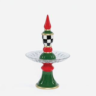 Merry Mix Checkerboard Pedestal Plate - Boutique Bella BellaPedestal Plate