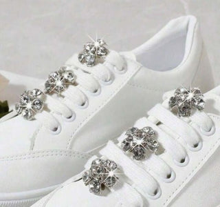 Metallic Plated Shiny Rhinestone Shoe Charms - Boutique Bella BellaShoe Charms