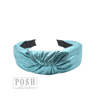 Metallic topknot headband - Boutique Bella BellaHeadbands