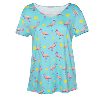 Miami Flamingo Lounge Top - Boutique Bella Bellatop