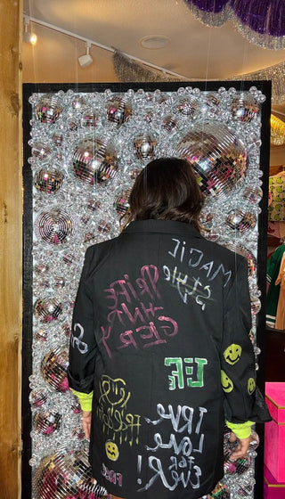 Michelle Street Art Blazer - Boutique Bella BellaBlazer