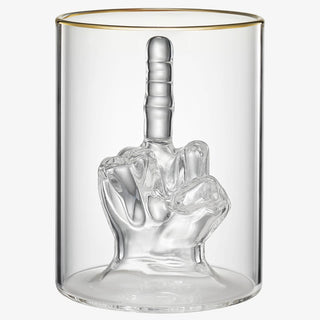 Middle Finger Gifts Whiskey Glass | SINGLE | 12.5 OZ - Boutique Bella Bellaglasses